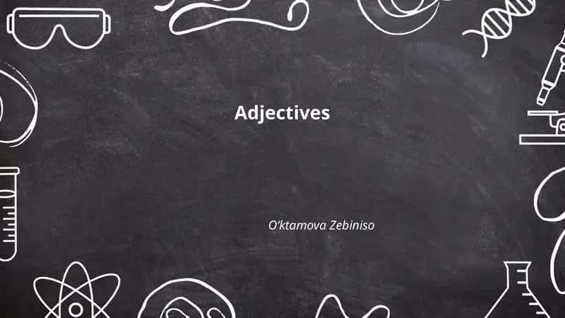 Adjectives