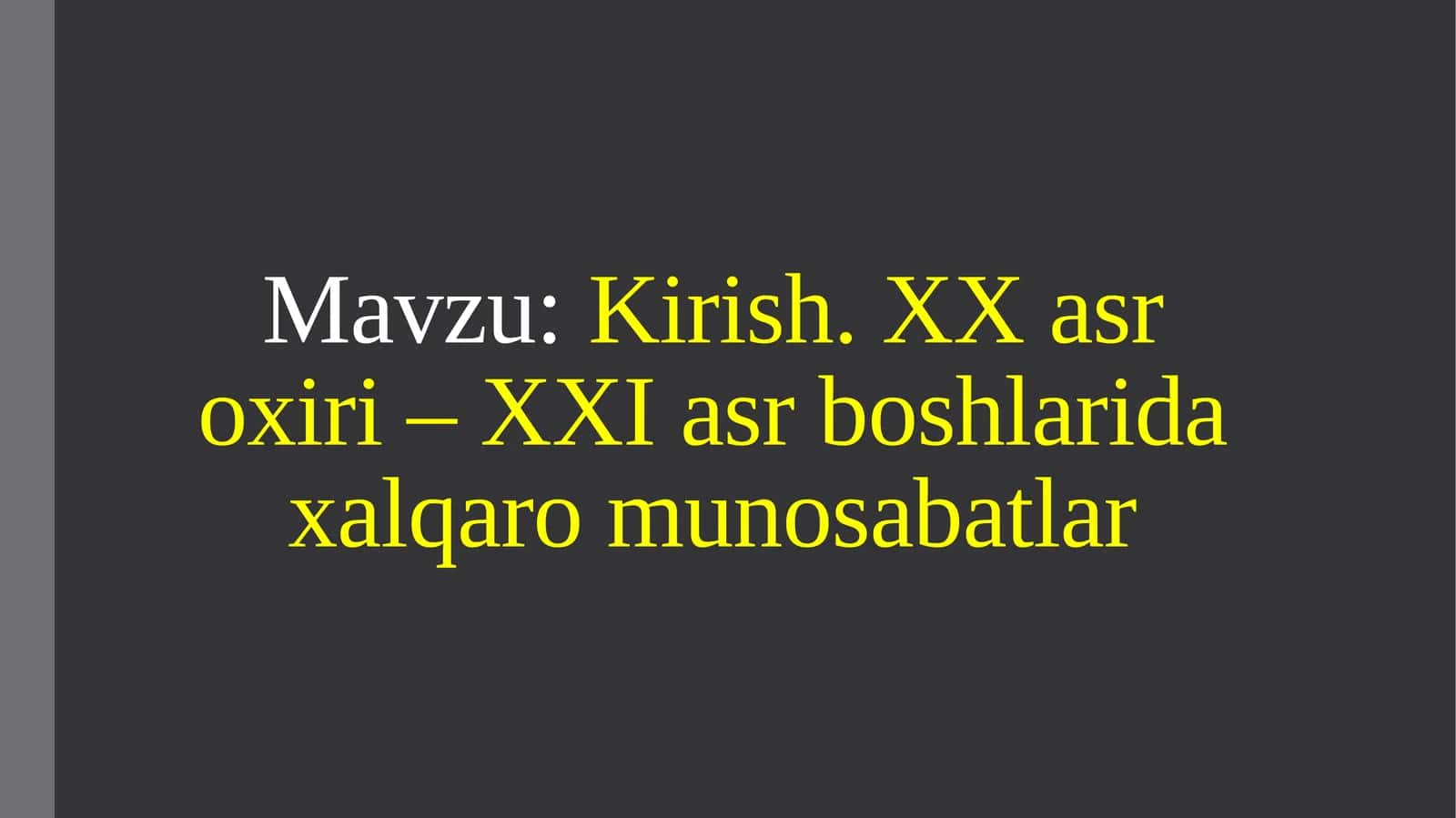 Jahontarixi eng yangi davri ning uchinchi bosqichi