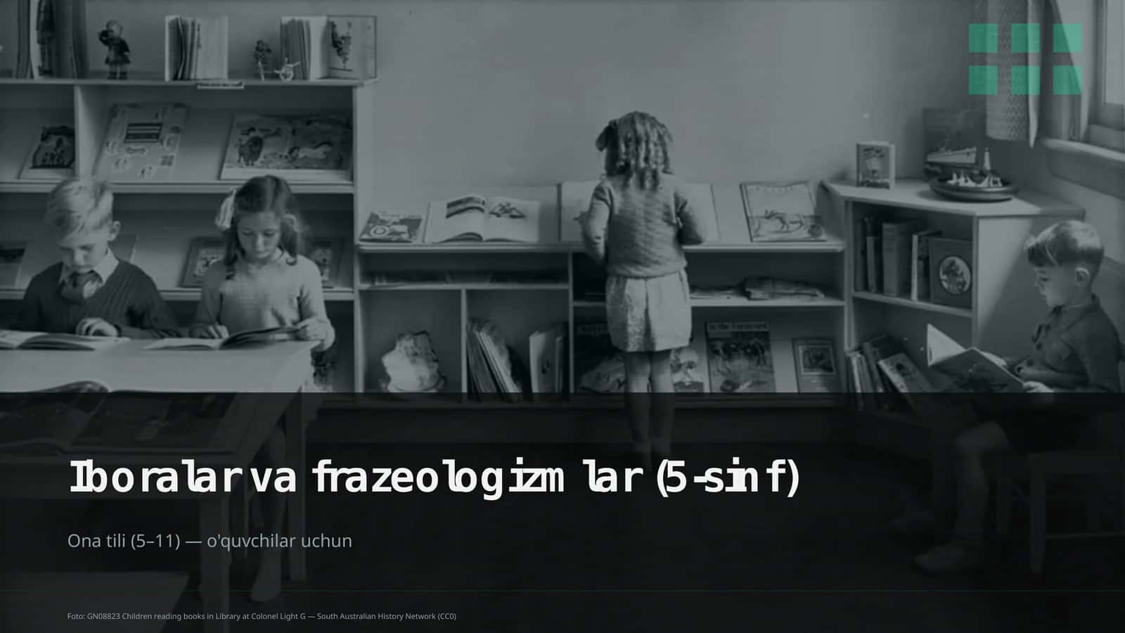 Iboralar va frazeologizmlar (5-sinf)