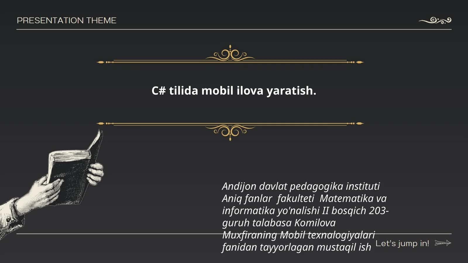Mobil ilova yaratish