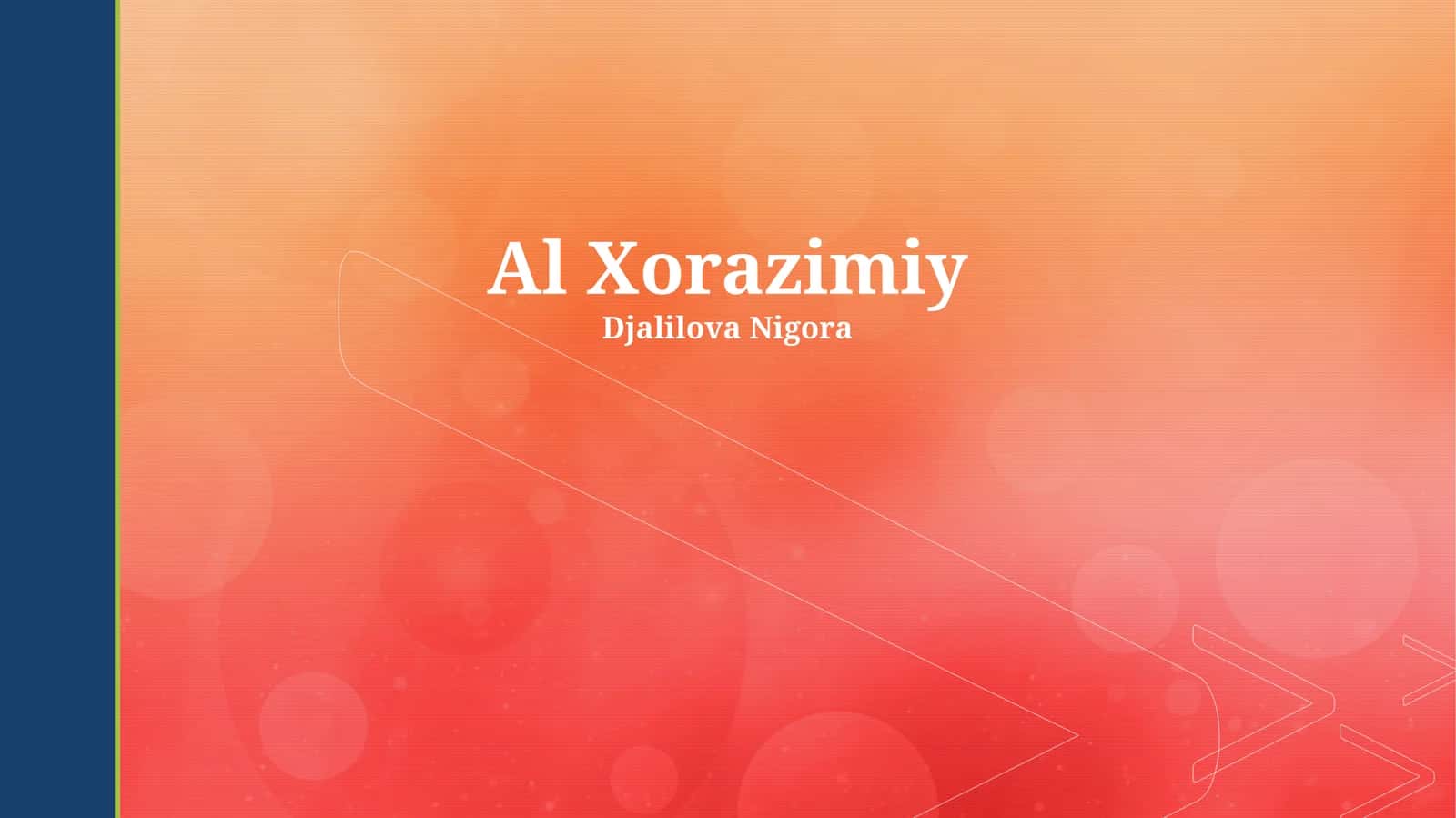 Al Xorazimiy