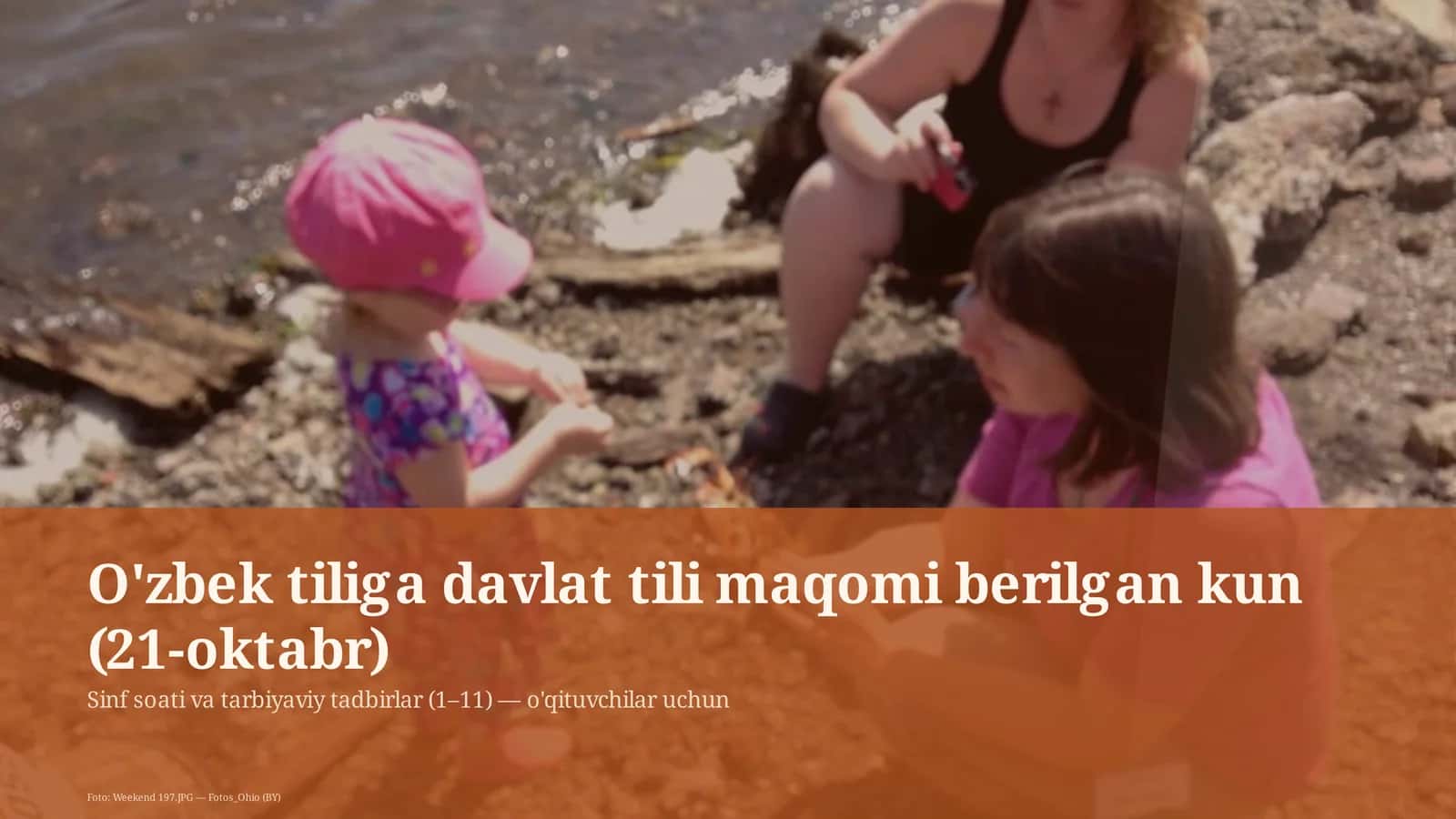 Sinf soati va tarbiyaviy tadbirlar (1-11) - o'qituvchilar uchun