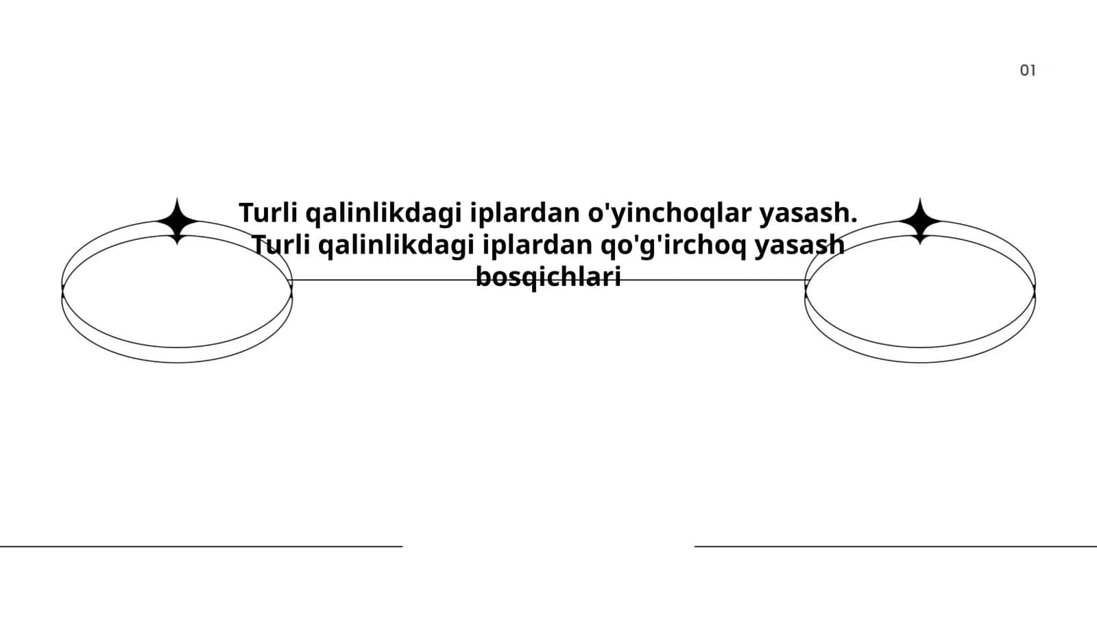 Turli qalinlikdagi iplardan o'yinchoqlar yasash. Turli qalinlikdagi iplardan qo'g'irchoq yasash bosqichlari