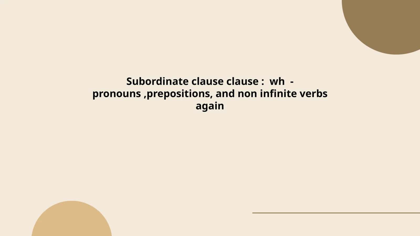 Usage of "Wh" pronouns in subordinate clauses