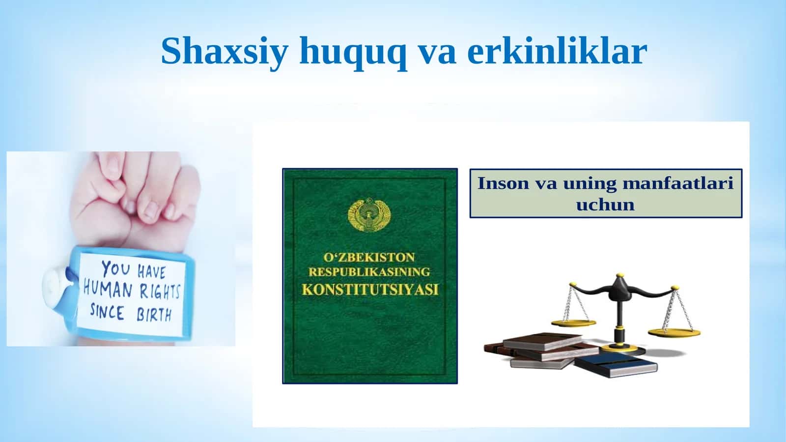 Shaxsiy huquq va erkinliklar