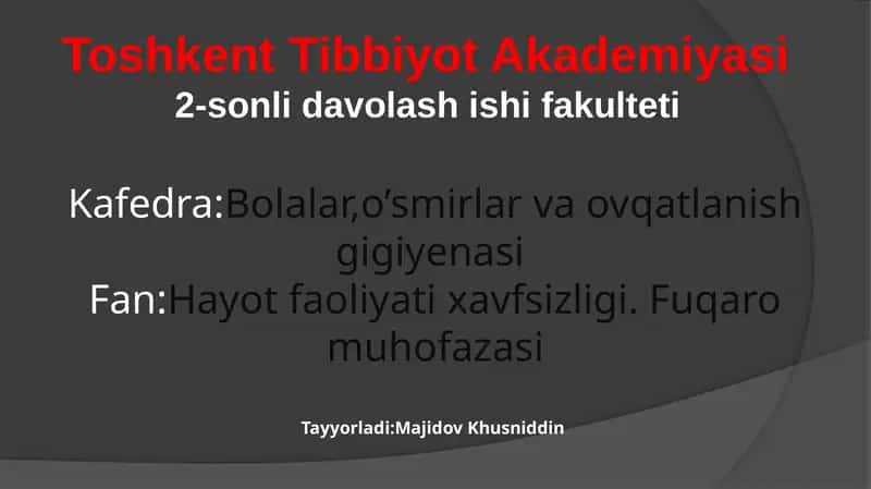 Shaxsiy himoya vositalari