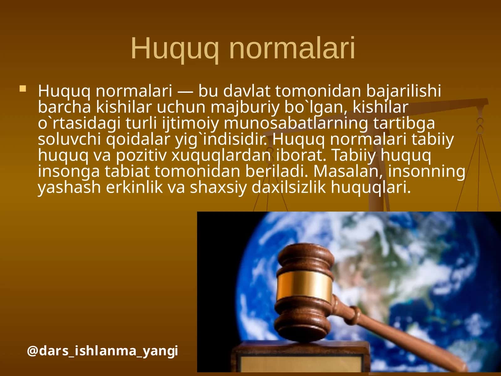 Huquq normalari