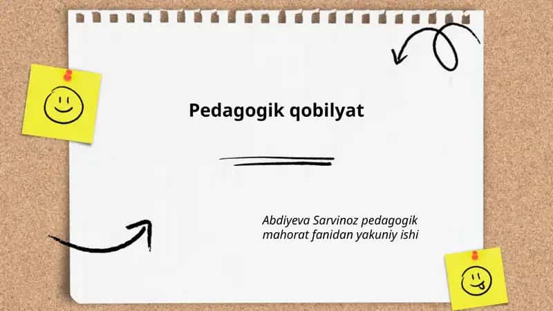 Pedagogik qobiliyatning mohiyati