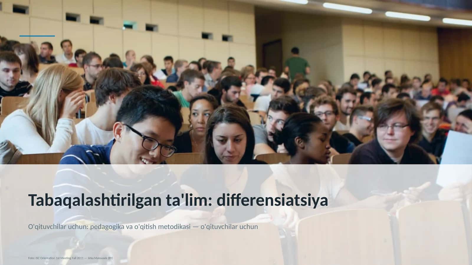 Tabaqalashtirilgan ta'lim: differensiatsiya