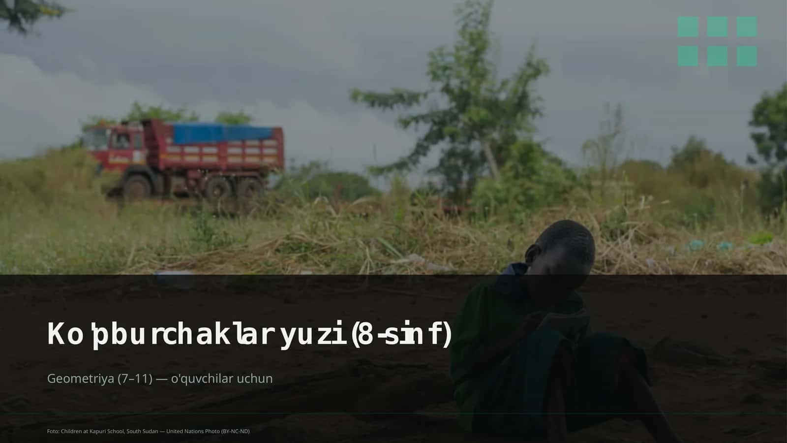 Ko'pburchaklar yuzi (8-sinf)