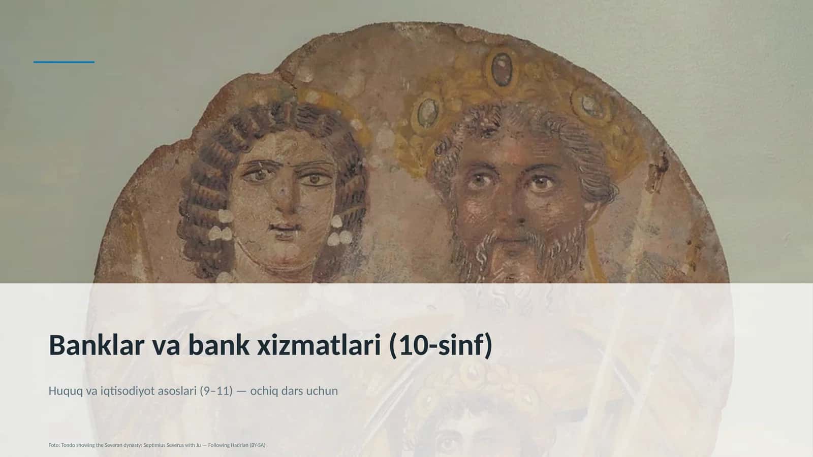 Banklar va bank xizmatlari (10-sinf)