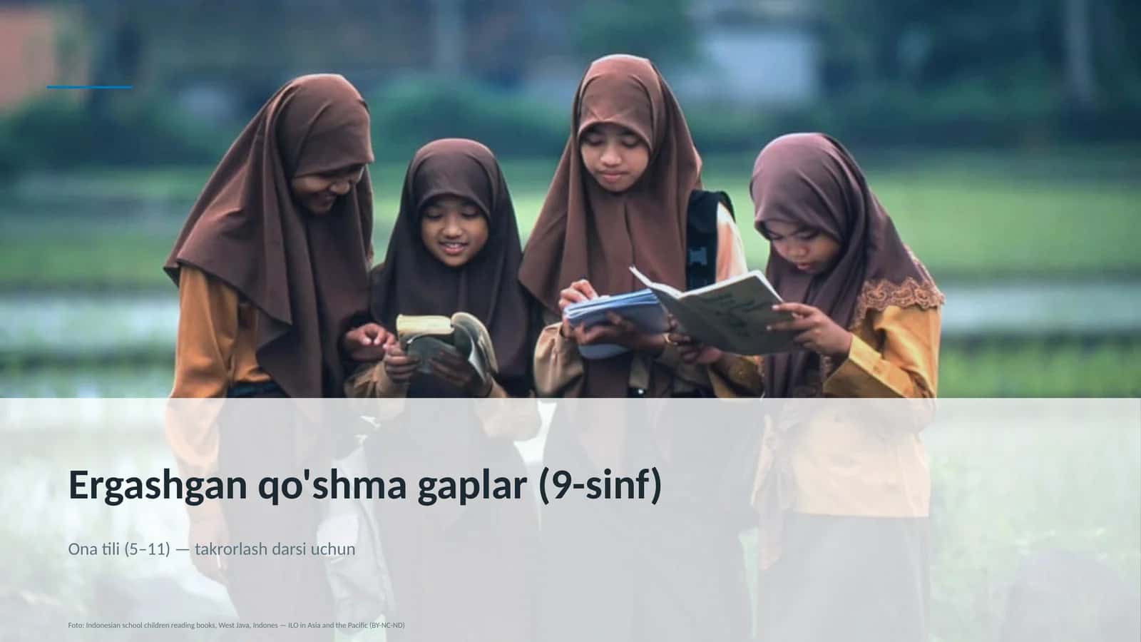 Ergashgan qo'shma gaplar (9-sinf)