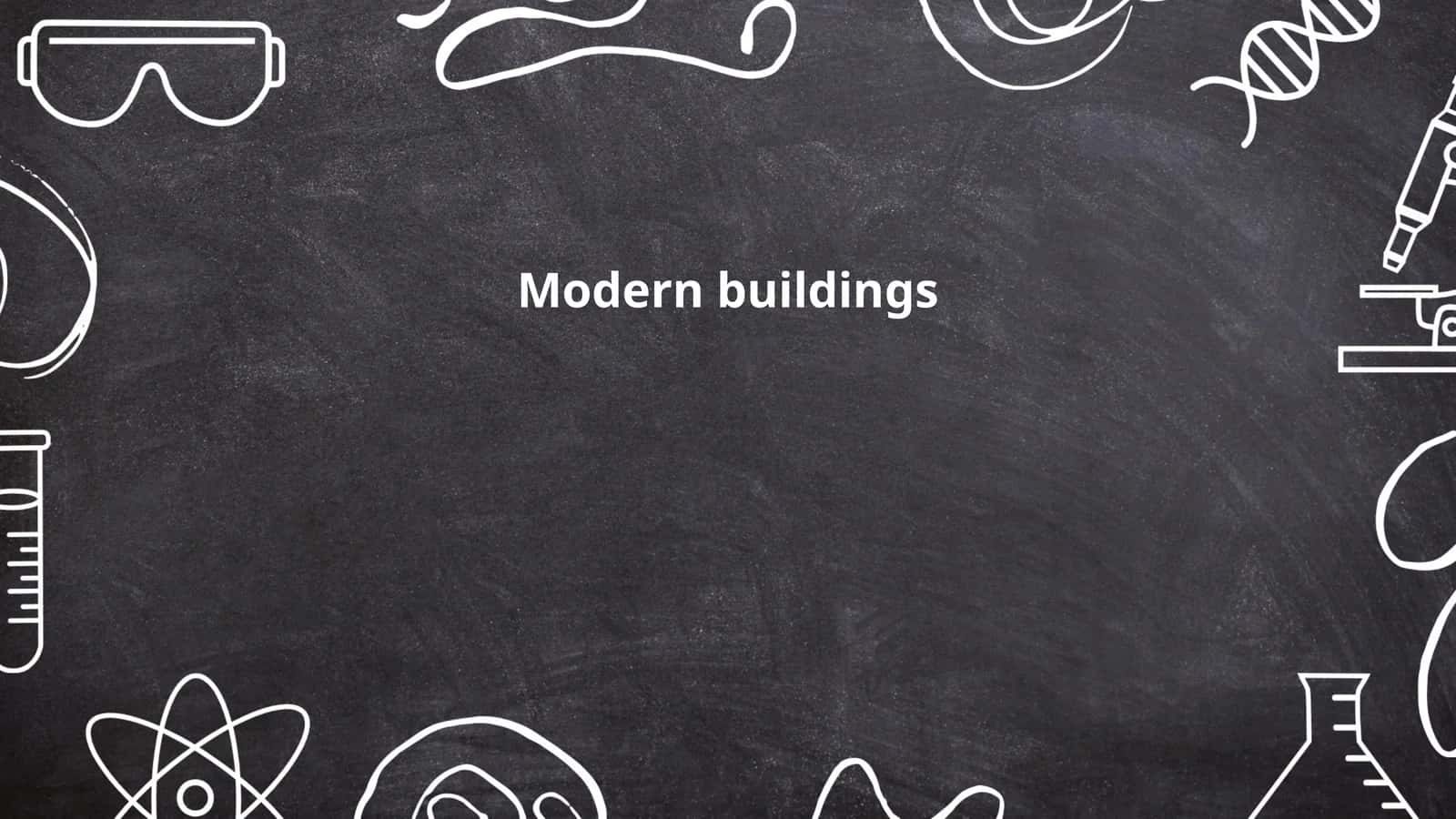 Modern buildings