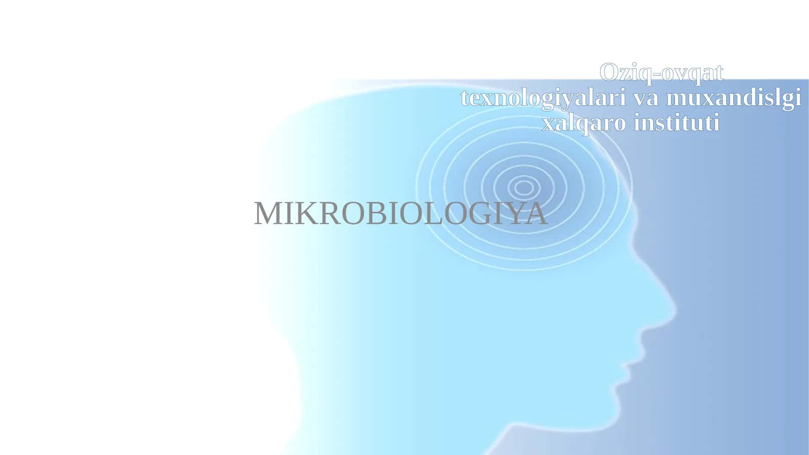 Sut va sut mahsulotlarining mikrobiologiyasi 1