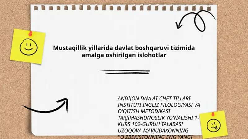 O'ZBEKISTONNING ENG YANGI TARIXI