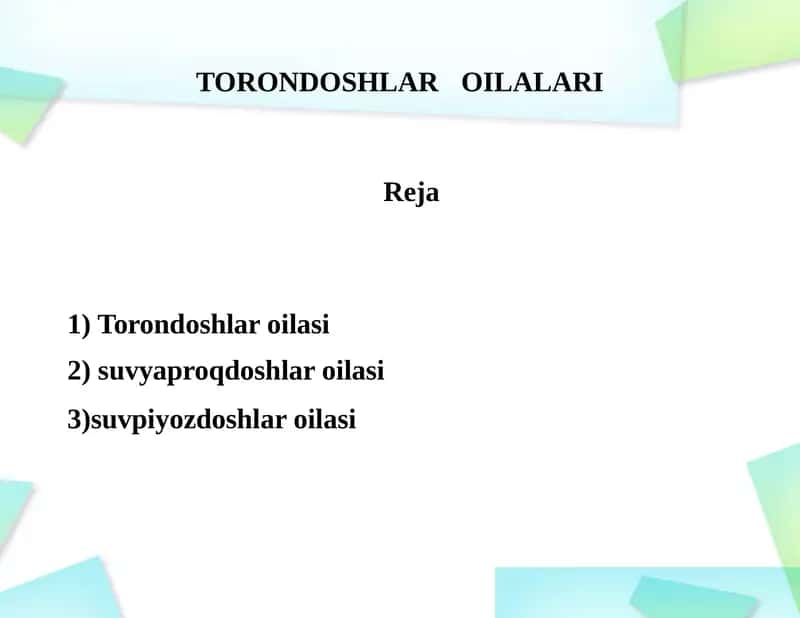 Torondoshlar