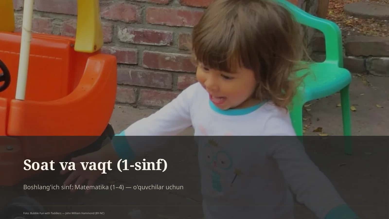Soat va vaqt (1-sinf)