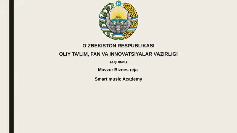 Biznes reja Smart music Academy