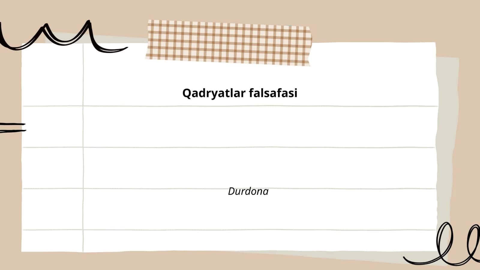 Qadryatlar falsafasi