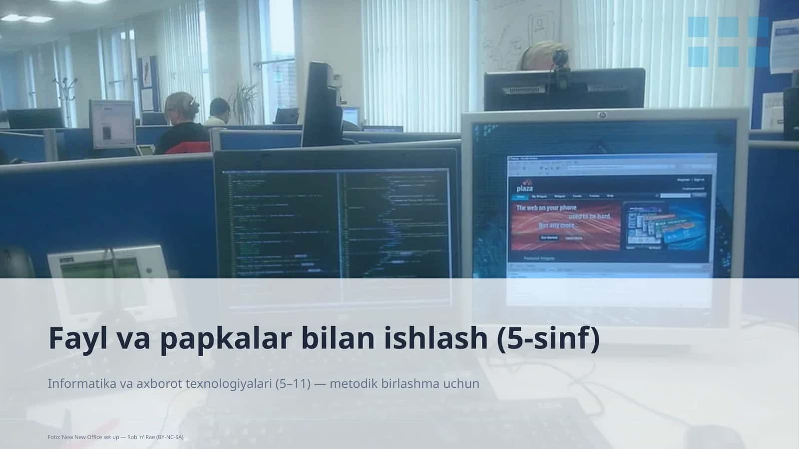 Fayl va papkalar bilan ishlash (5-sinf)