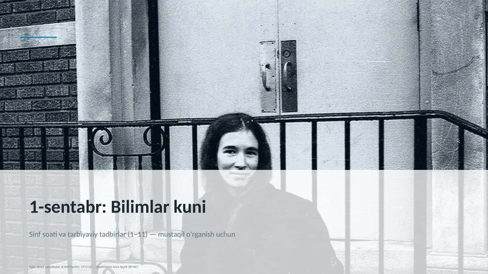 1-sentabr: Bilimlar kuni