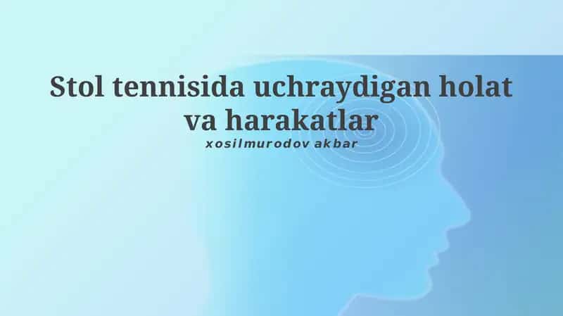 Stol tennisi