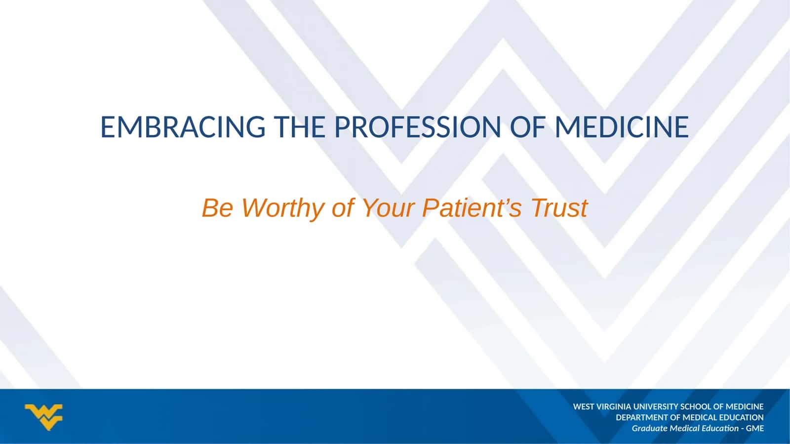 ACGME Definition of Professionalism