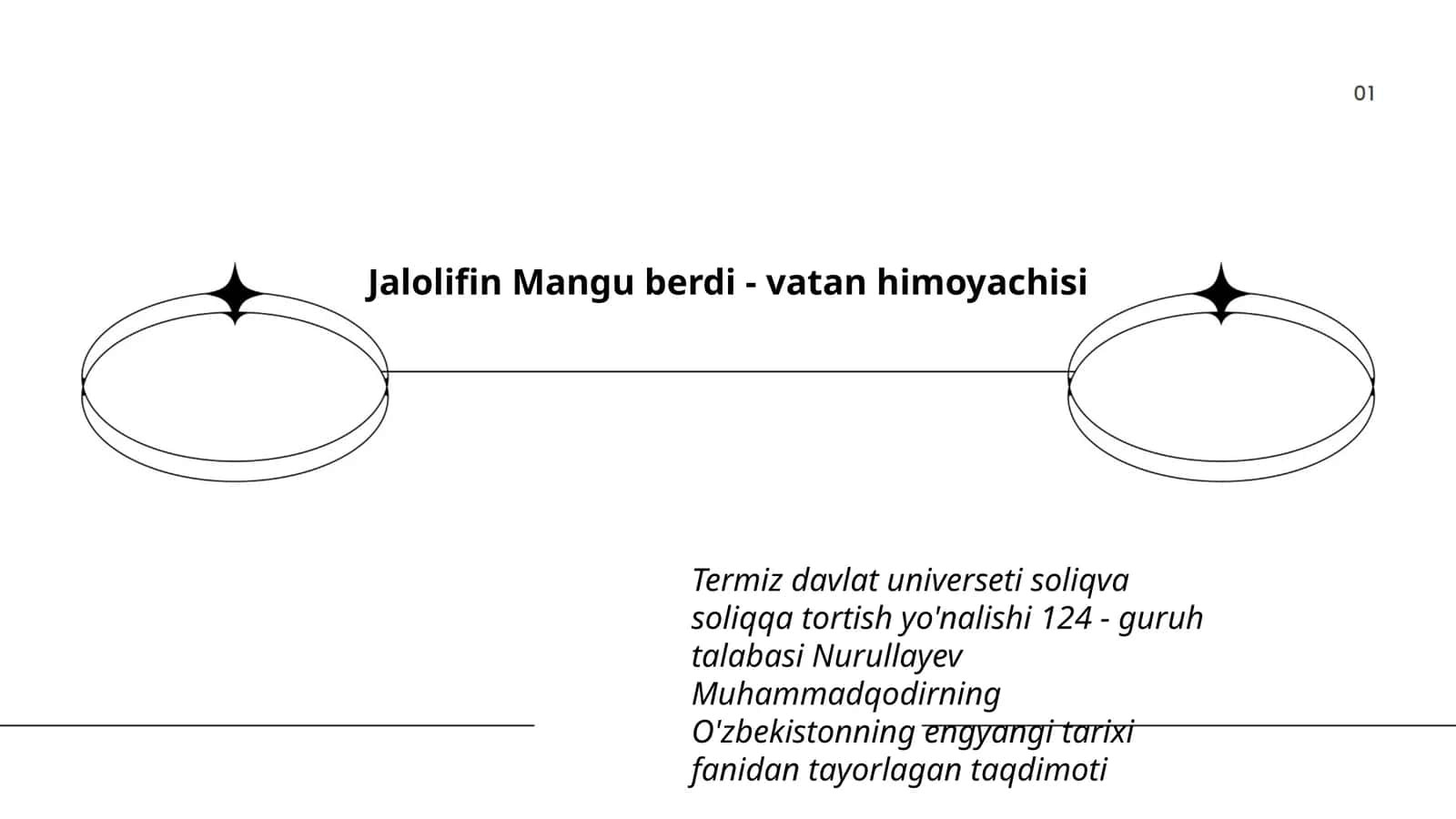 Nurullayev Muhammadqodirning O'zbekistonning engyangi tarixi fanidan tayorlagan taqdimoti