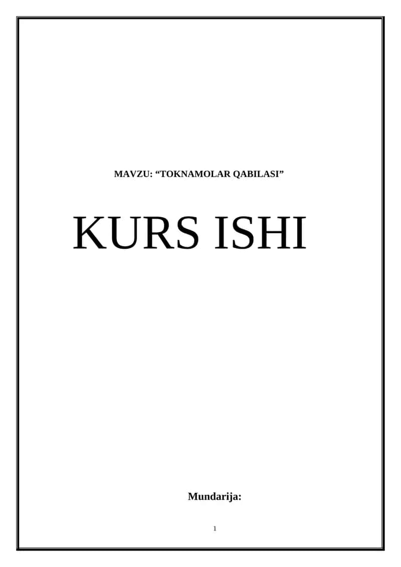 TOKNAMOLAR QABILASI