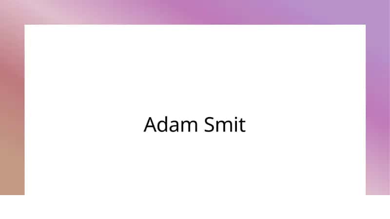 Adam Smit