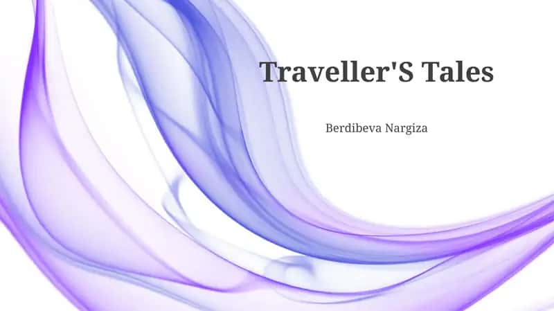 Traveller'S Tales