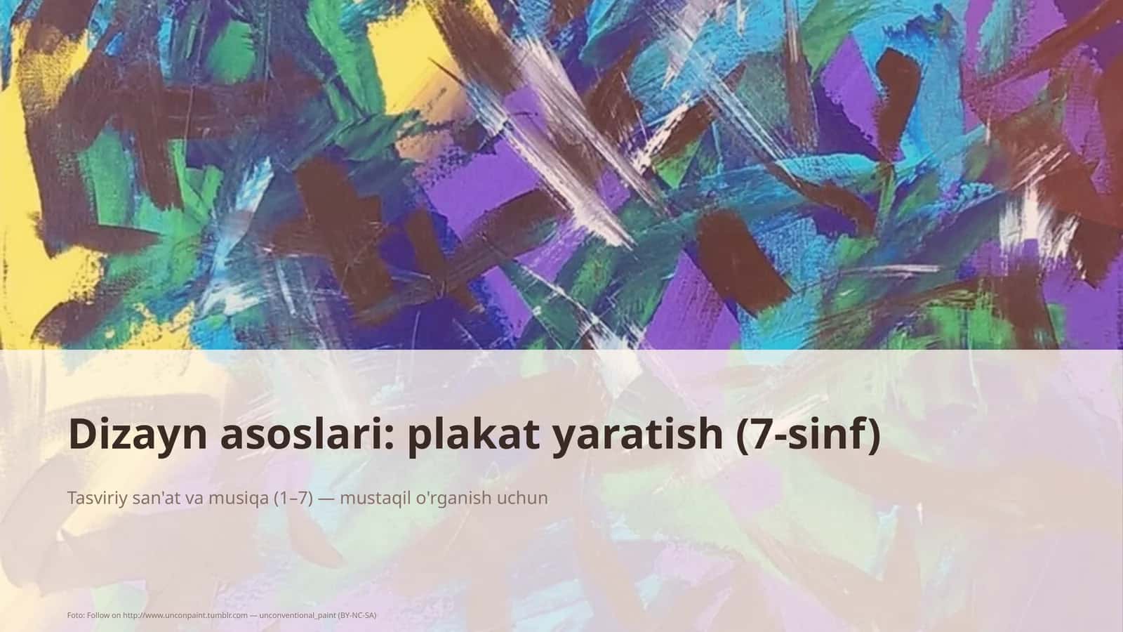 Tasviriy san'at va musiqa (1–7)