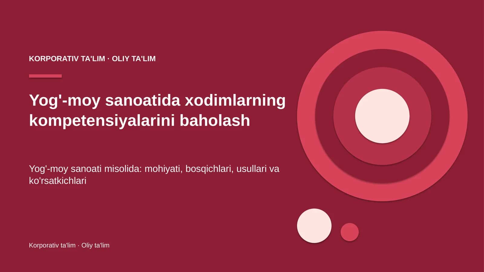 yog' moy sanoatida xodimlarning kompetensiyalarini baholash 2180