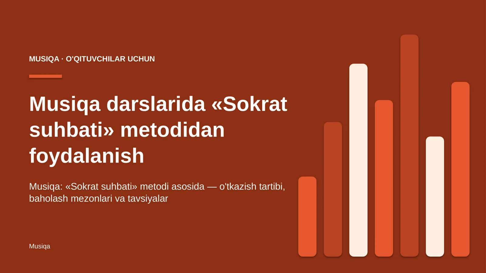 musiqa darslarida sokrat suhbati metodidan foydalanish 5292