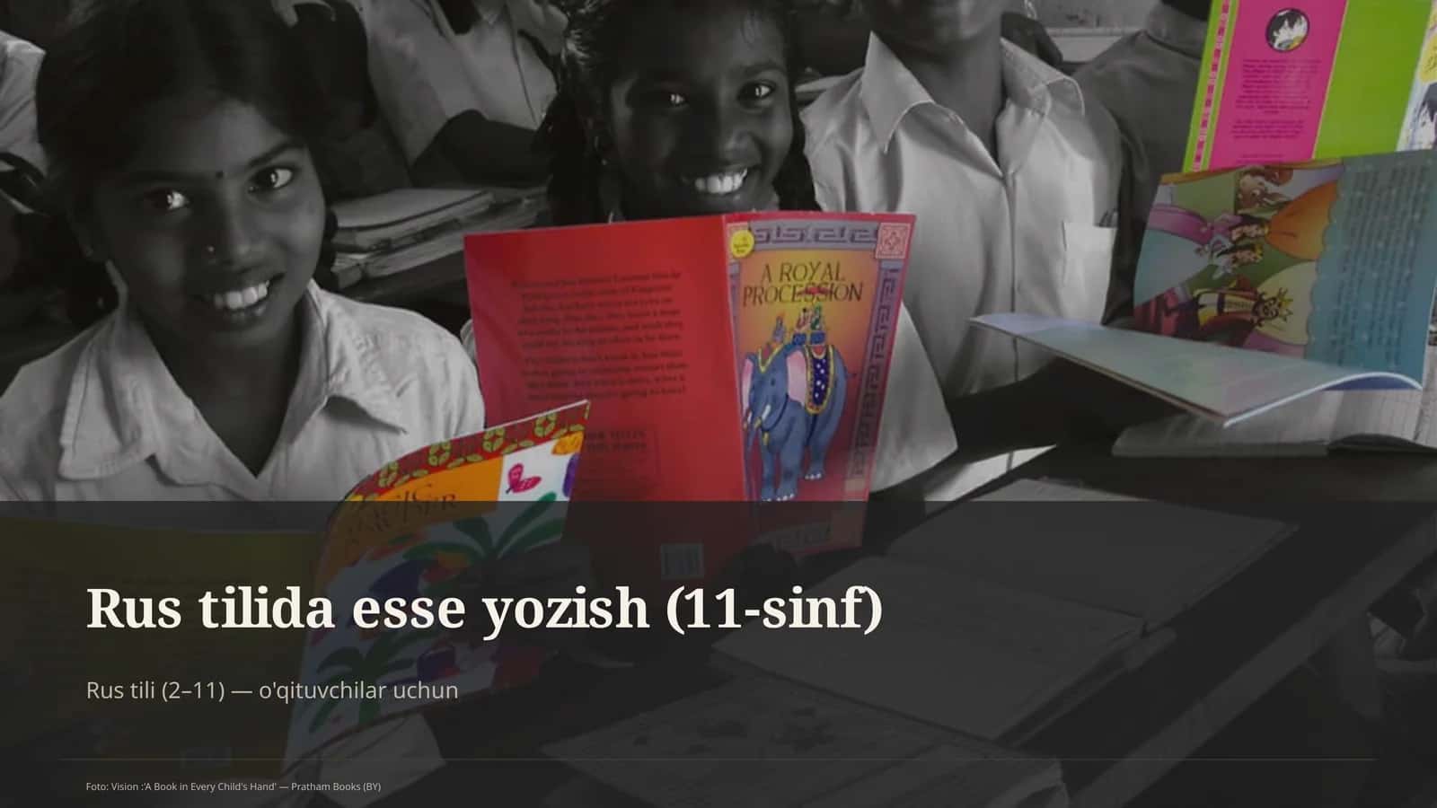Rus tilida esse yozish (11-sinf)