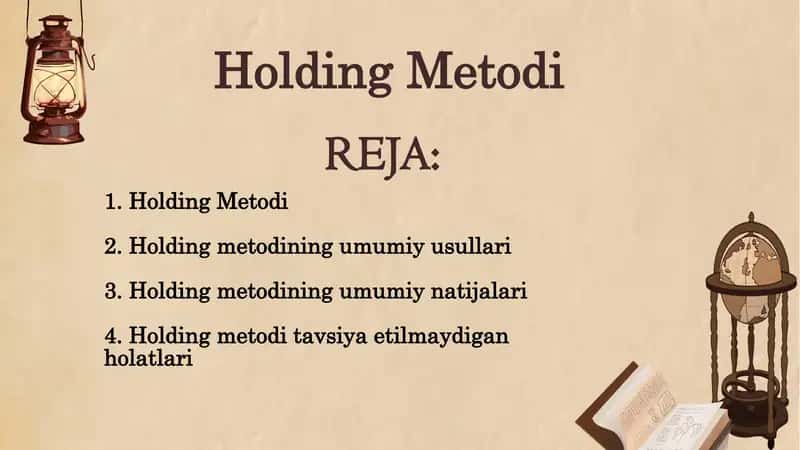 Holding Metodi