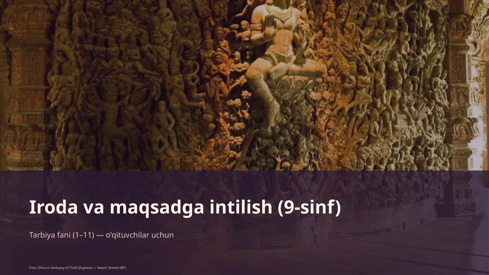 Iroda va maqsadga intilish (9-sinf)