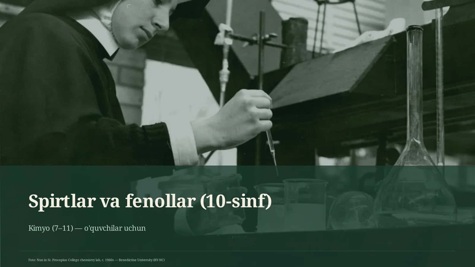 Spirtlar va fenollar (10-sinf)