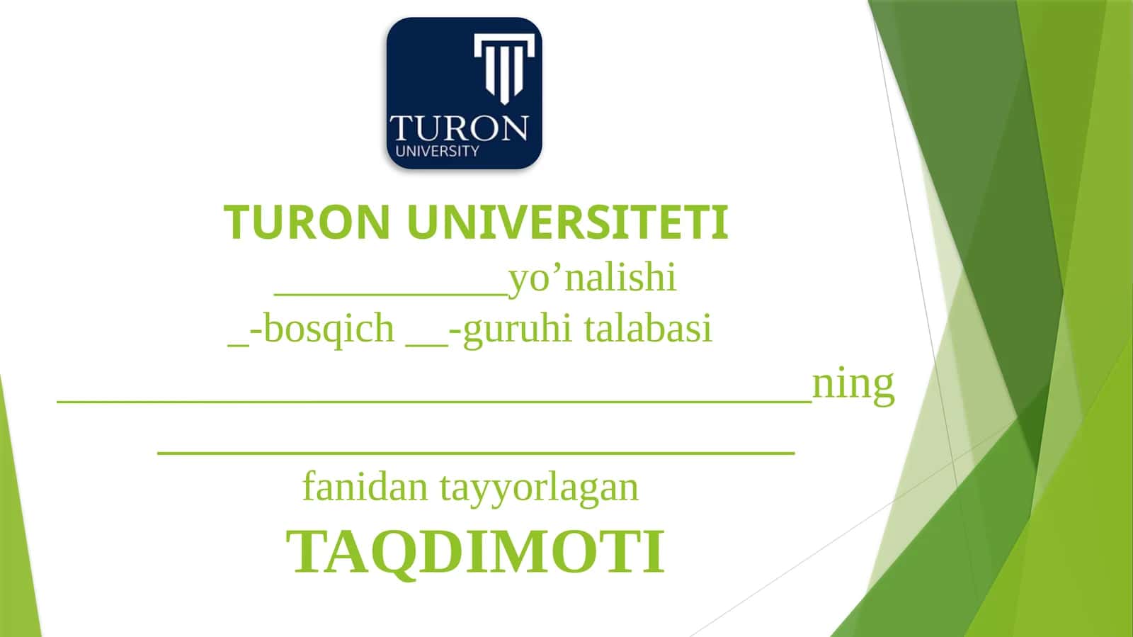Ta'lim sohasida fanlar