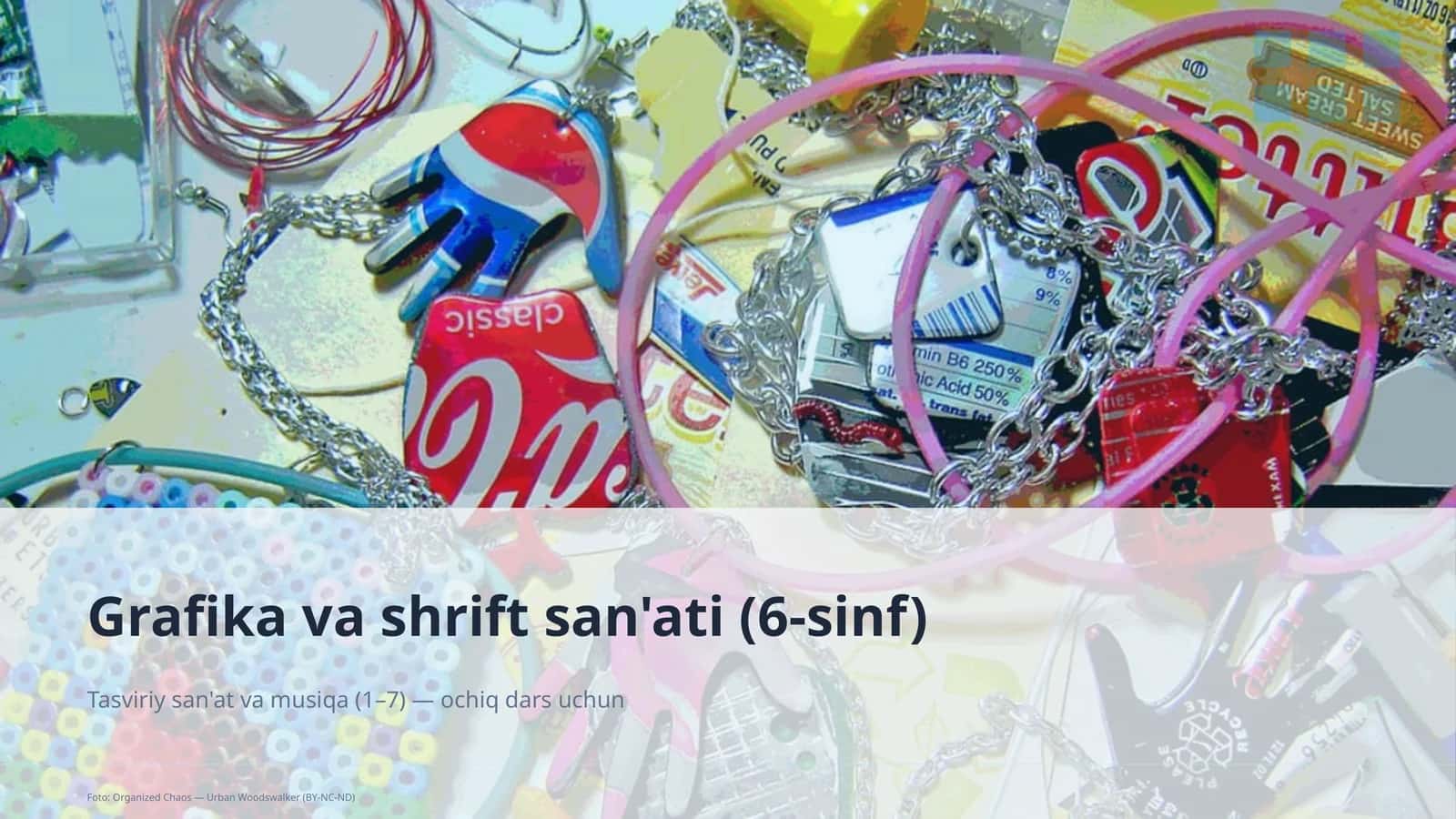 Grafika va shrift san'ati (6-sinf)