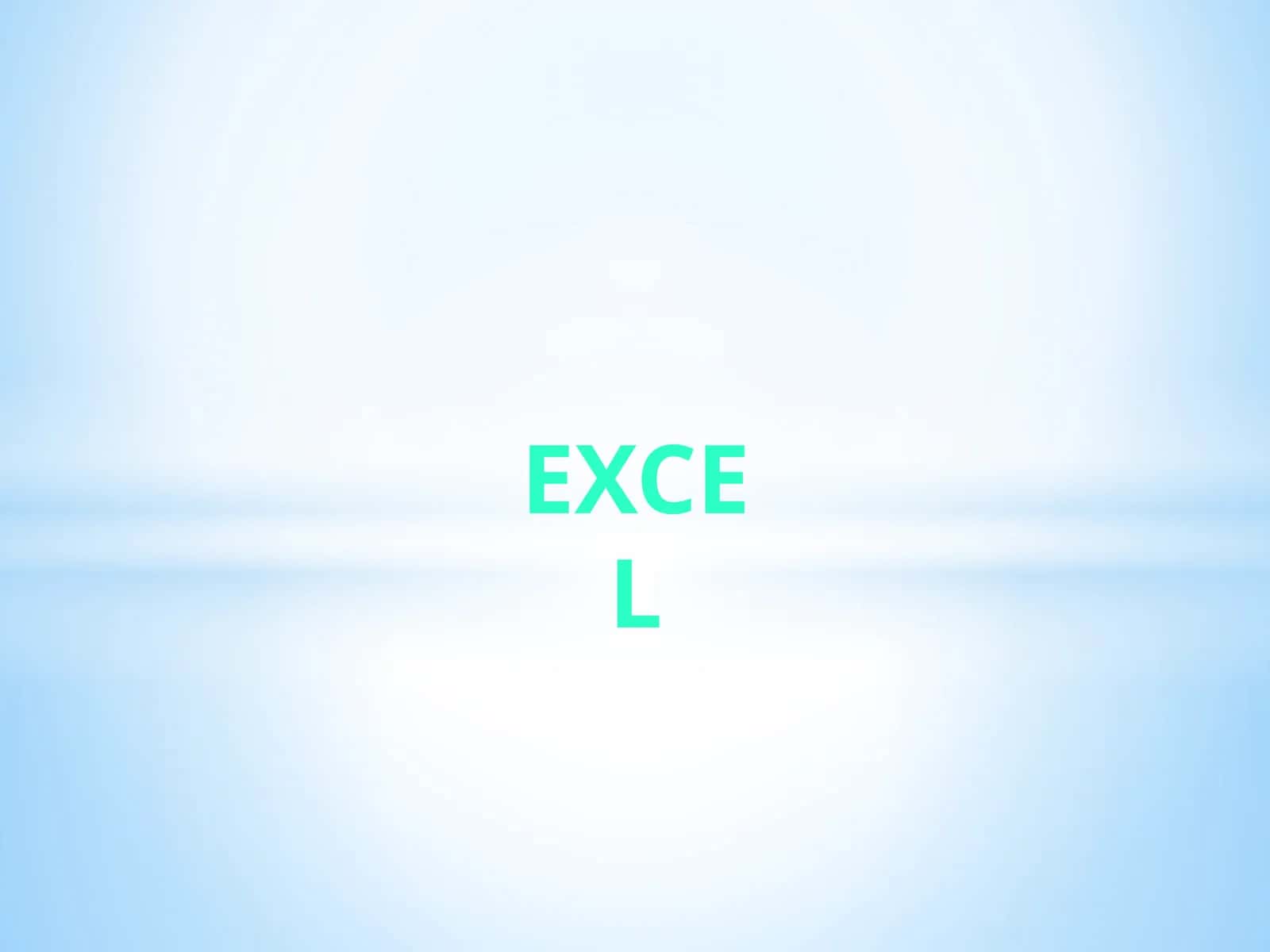 MS Excel