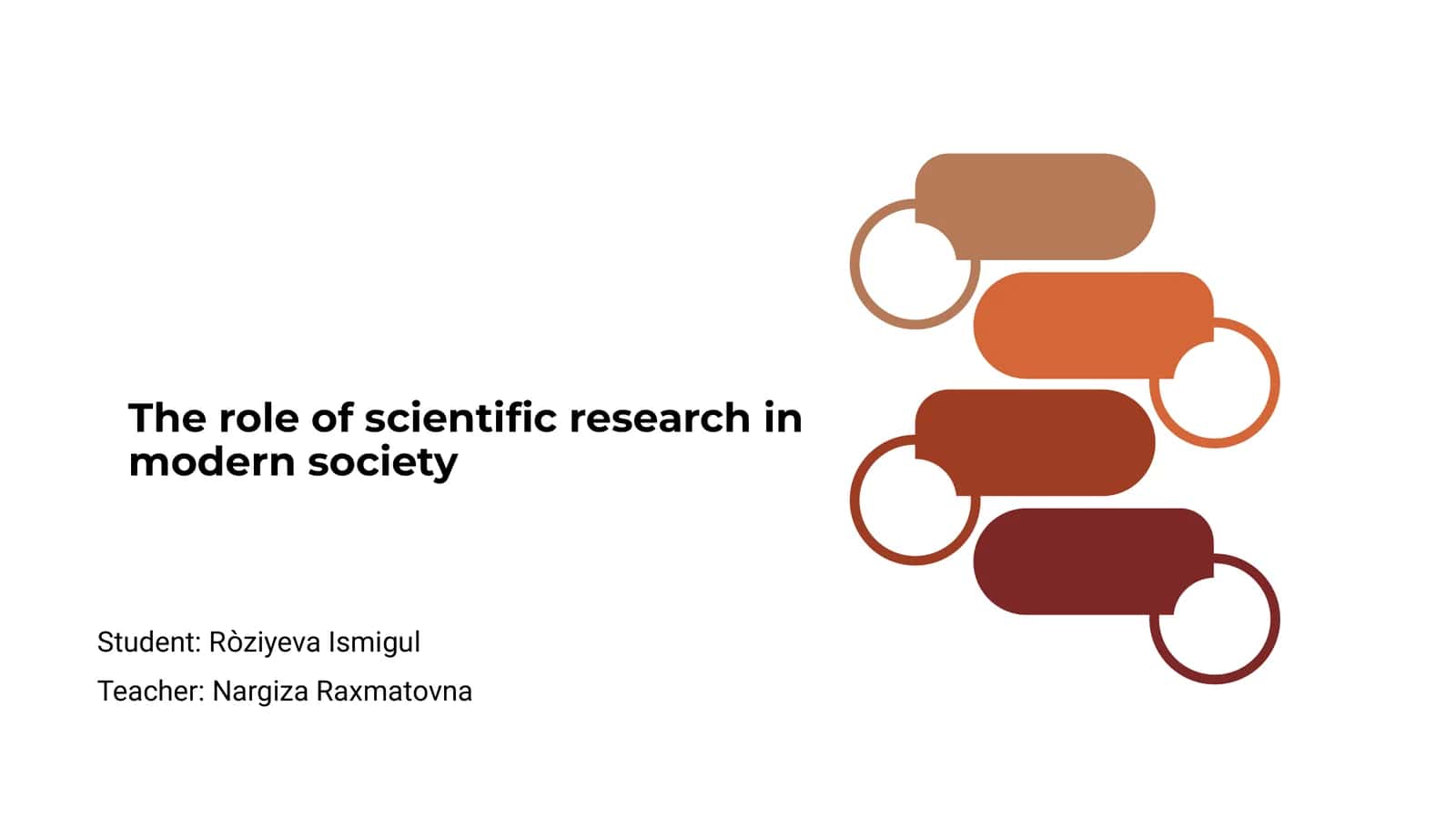 The role of scientific research in modern society
