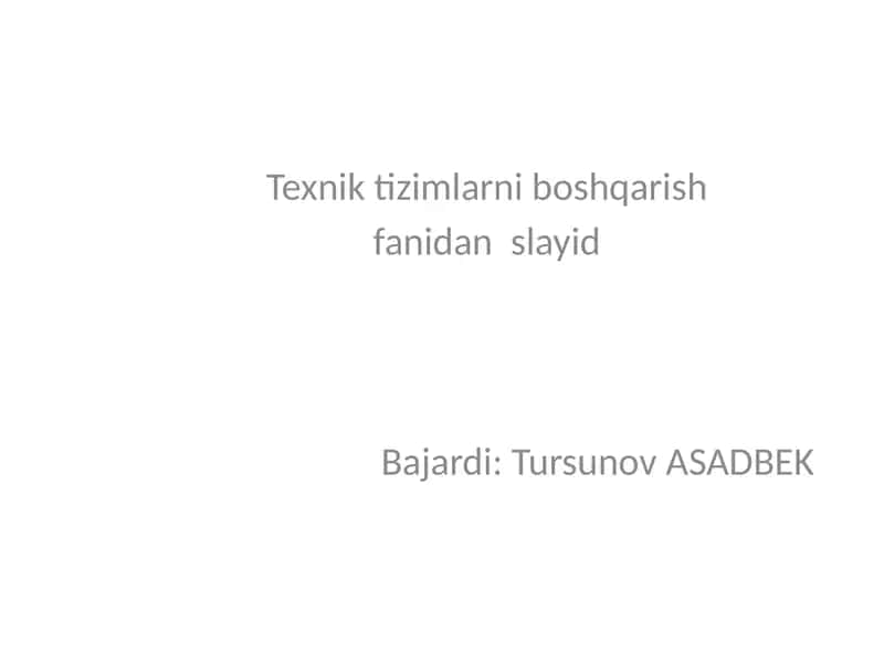 Bakalavirning ishbilarmonlik xususiyati