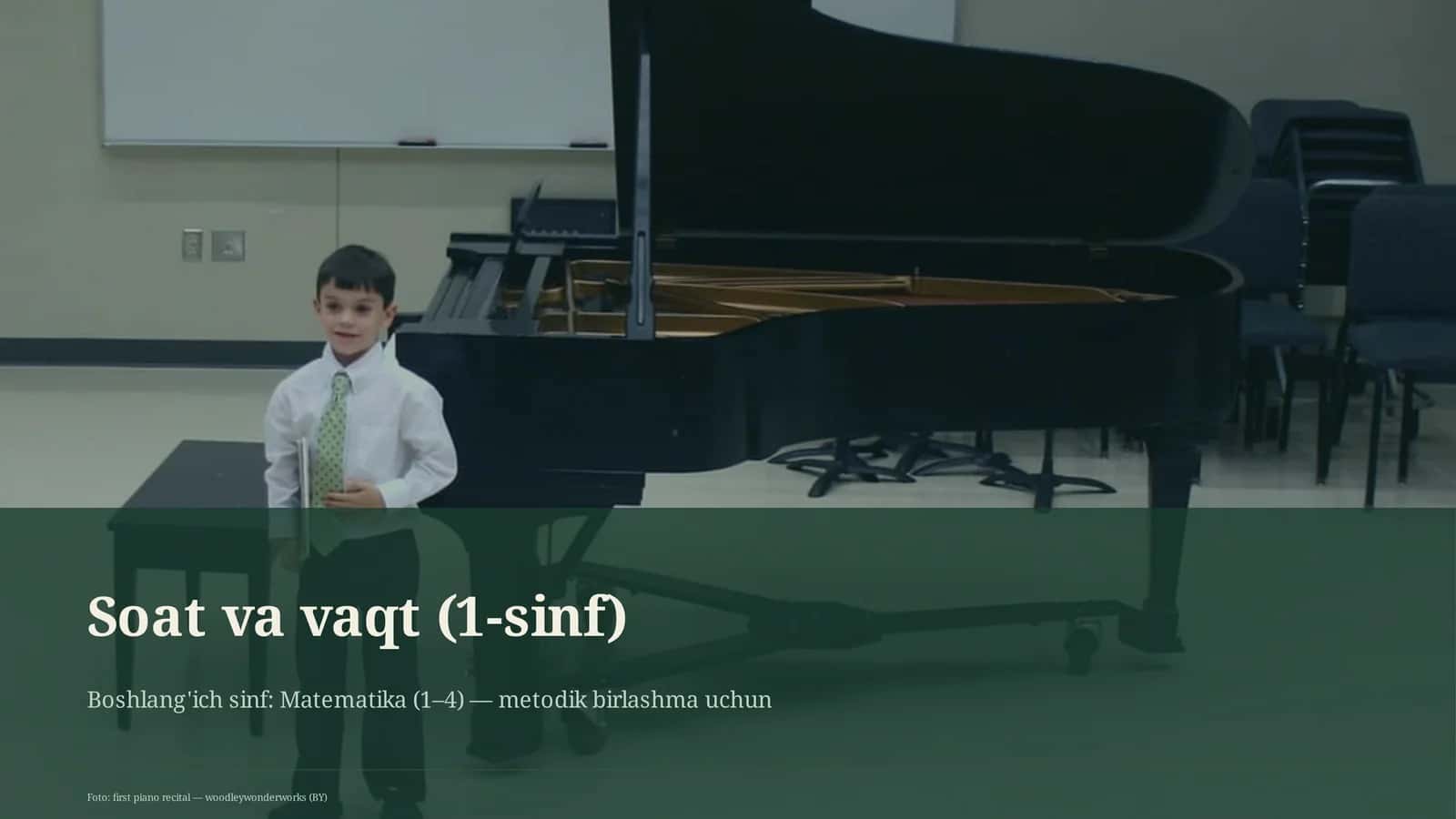 Soat va vaqt (1-sinf)