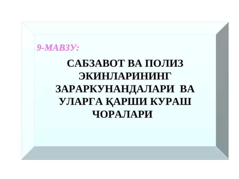 Сабзавотполизэкинлари