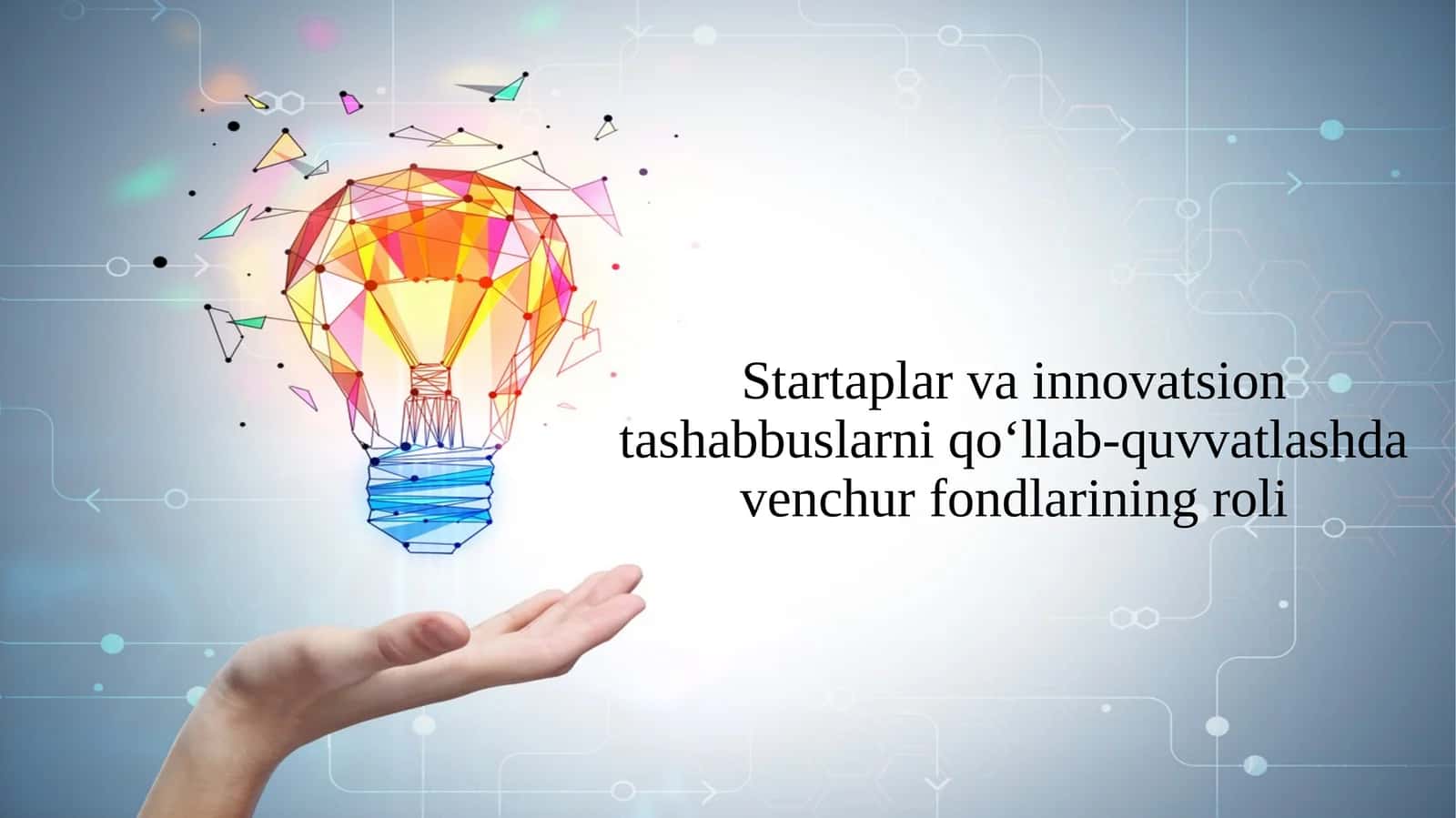 Venchur fondlarining roli
