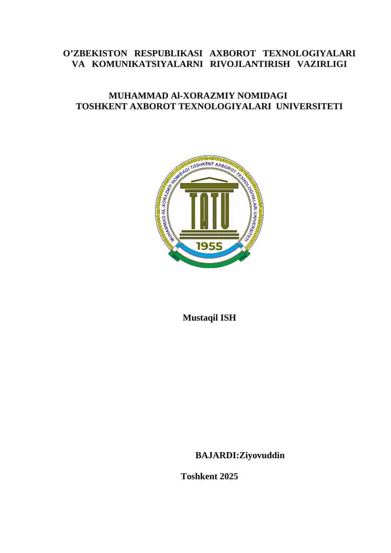 Ma'lumotlarni kriptografik himoyalash usullari tahlili