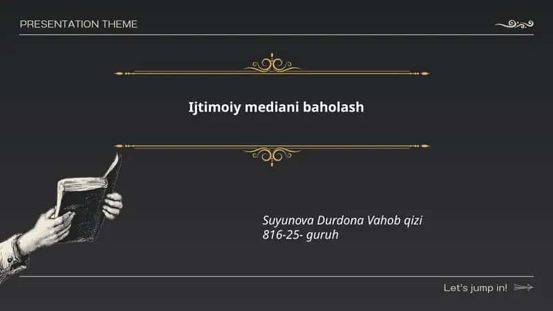 Ijtimoiy mediani baholash