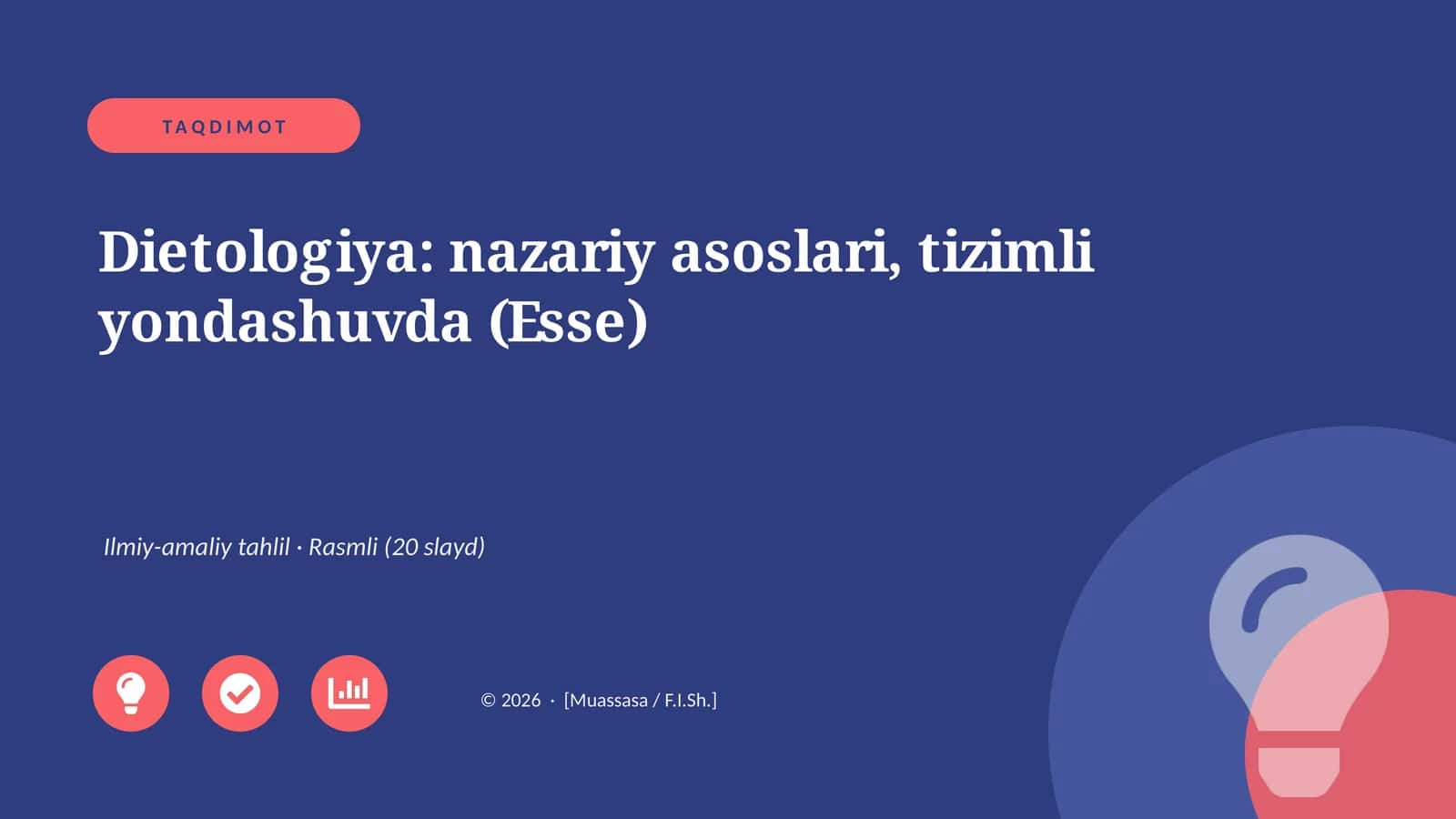 Dietologiya: nazariy asoslari, tizimli yondashuvda