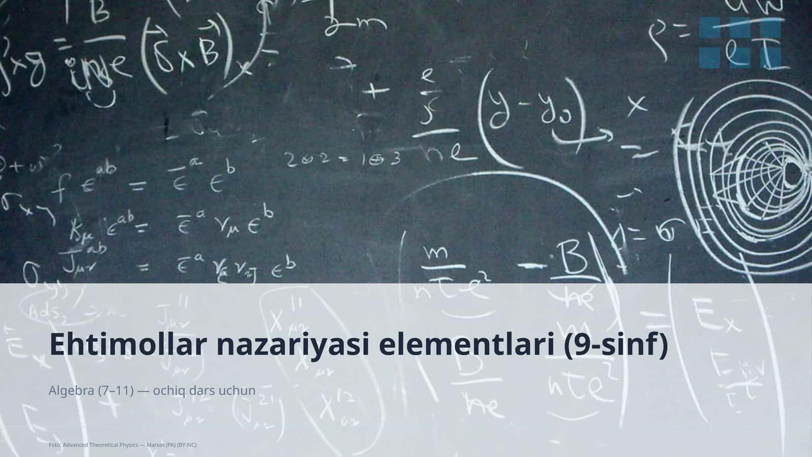 Ehtimollar nazariyasi elementlari (9-sinf)